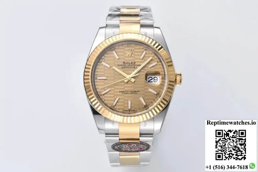 Rolex Datejust 41MM M126333-0021 Clean Factory Yellow Gold - Watches