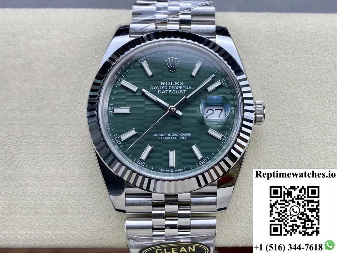 Rolex Datejust 41Mm M126334-0030 Clean Factory Stainless Steel-Rep Time Watches