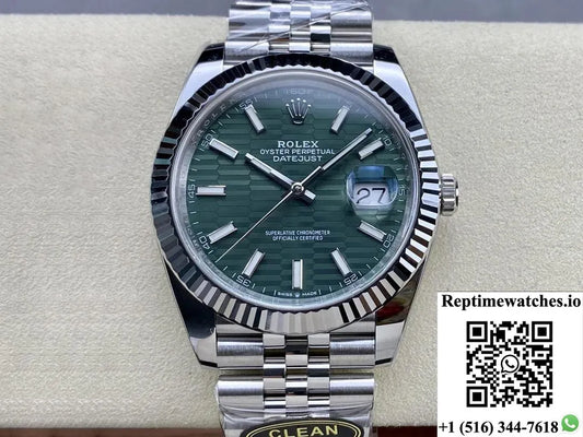 Rolex Datejust 41Mm M126334-0030 Clean Factory Stainless Steel-Rep Time Watches