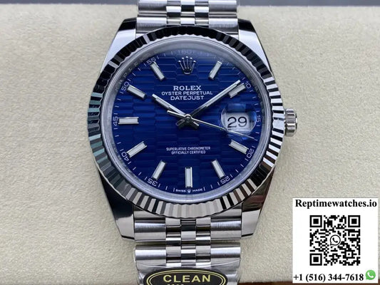 Rolex Datejust 41MM M126334-0032 Clean Factory Blue Dial - Watches