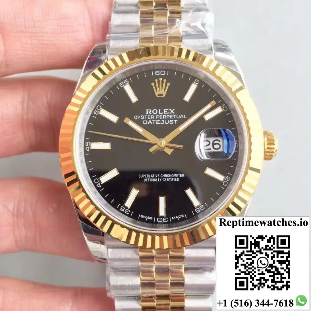 Rolex Datejust II 116333 41MM EW Factory Black Dial - Watches
