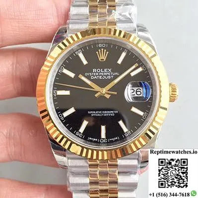 Rolex Datejust Ii 116333 41Mm Ew Factory Black Dial-Rep Time Watches