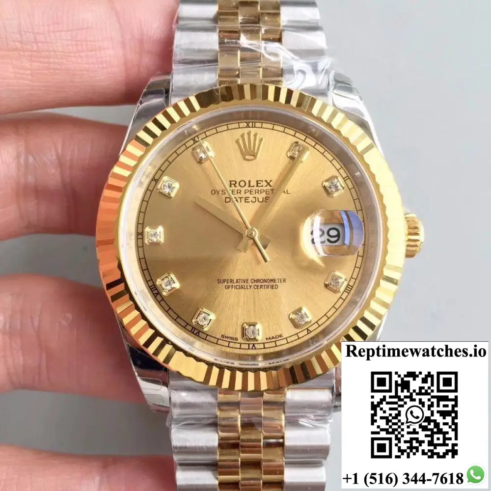 Rolex Datejust II 116333 41MM EW Factory Champagne Dial - Watches
