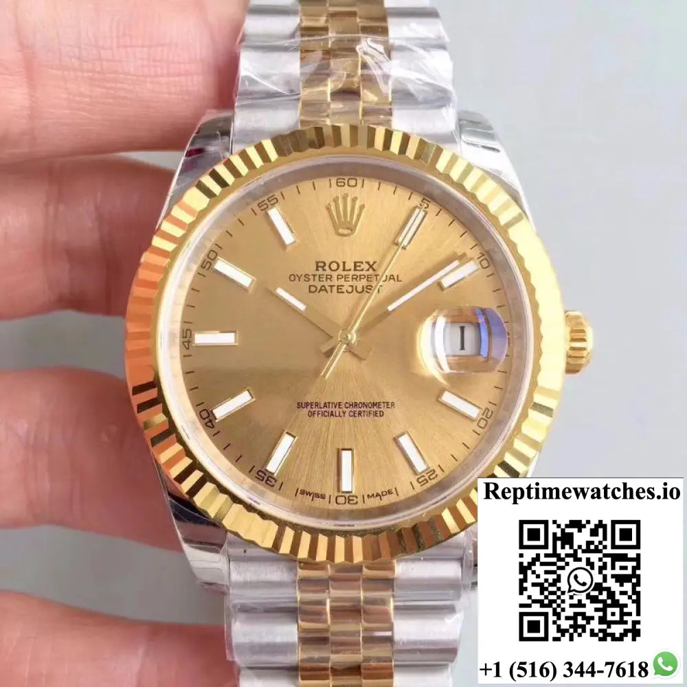 Rolex Datejust II 116333 41MM EW Factory Yellow Gold Dial - Watches