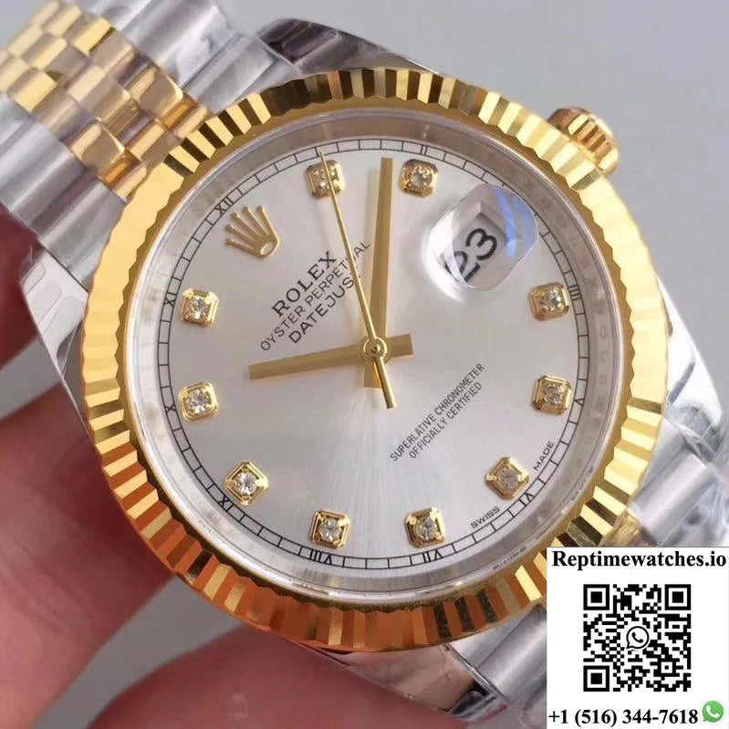Rolex Datejust Ii 116333 41Mm Rhodium Dial Ew Factory-Rep Time Watches