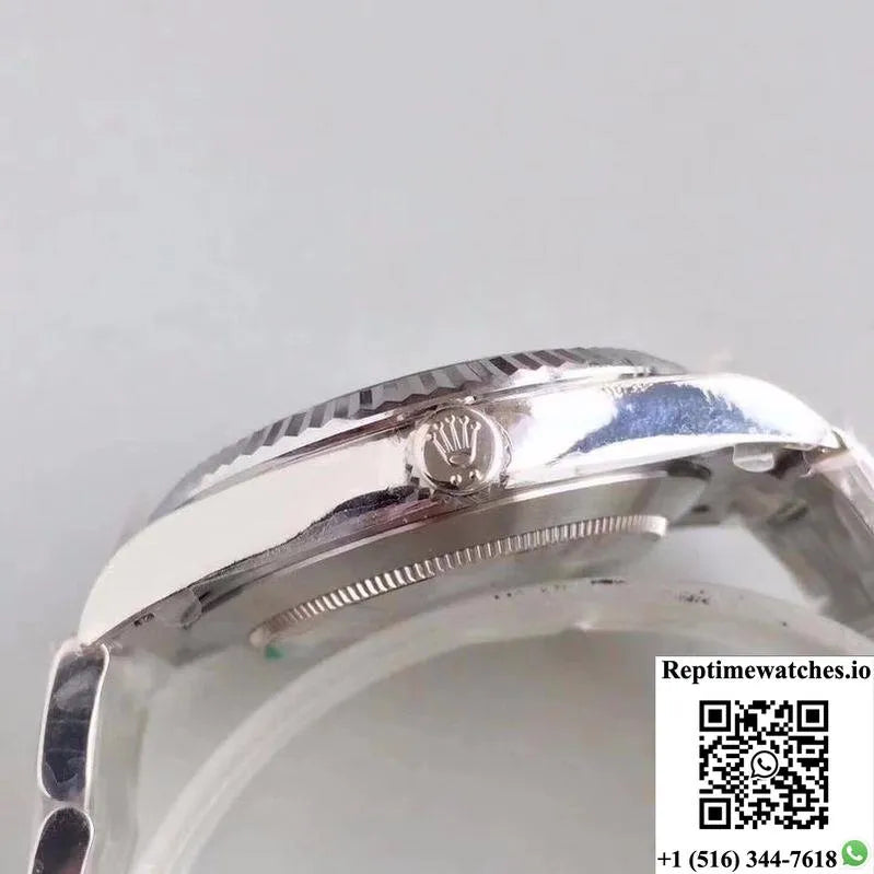 Rolex Datejust Ii 116334-0009 41Mm Ew Factory Silver Dial-Rep Time Watches