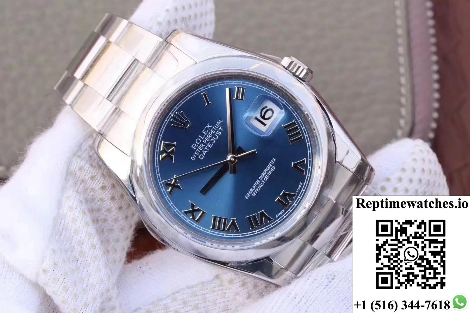 Rolex Datejust Ii 116334 36Mm Ar Factory Blue Dial-Rep Time Watches