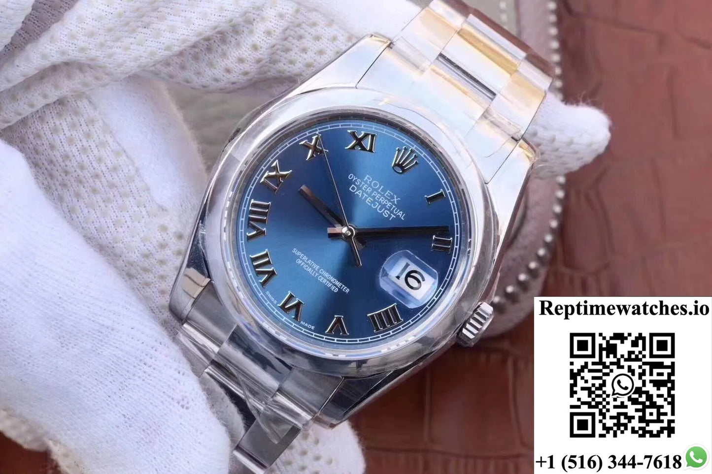Rolex Datejust Ii 116334 36Mm Ar Factory Blue Dial-Rep Time Watches