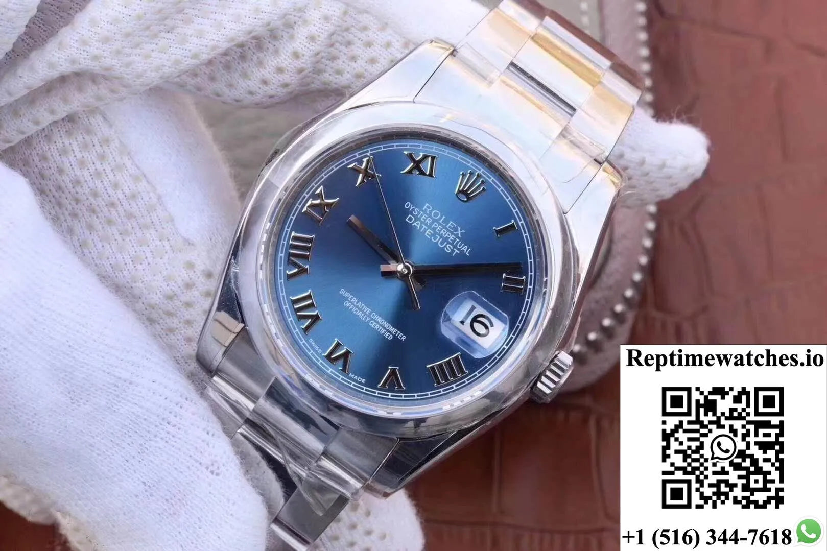 Rolex Datejust Ii 116334 36Mm Ar Factory Blue Dial-Rep Time Watches