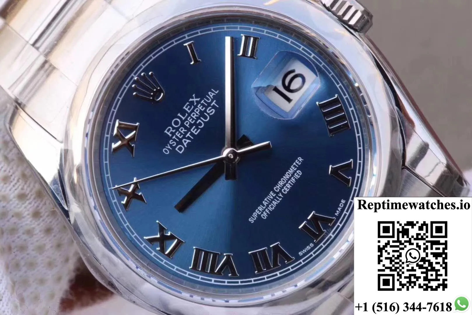 Rolex Datejust Ii 116334 36Mm Ar Factory Blue Dial-Rep Time Watches