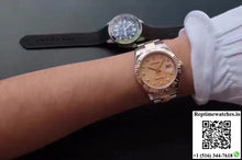 Rolex Datejust II 126333 41MM Diamond-studded Rose Gold Texture Dial - Watches
