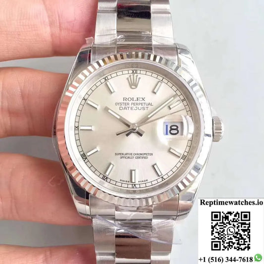 Rolex Datejust Ii 126334 36Mm Ar Factory Ivory Dial-Rep Time Watches
