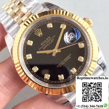 Rolex Datejust II M126333-0013 EW Factory Diamond-encrusted Black Dial - Watches