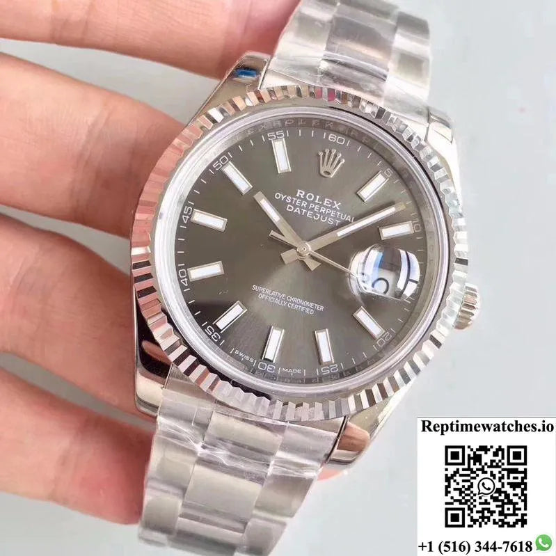 Rolex Datejust Ii M126334-0014 Ew Factory Grey Dial-Rep Time Watches