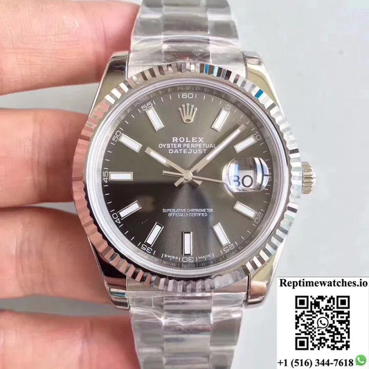 Rolex Datejust Ii M126334-0014 Ew Factory Grey Dial-Rep Time Watches