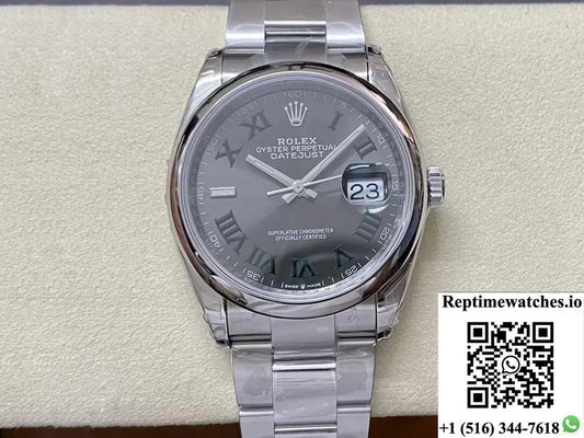 Rolex Datejust M126200-0018 36Mm Vs Factory Gray Dial-Rep Time Watches