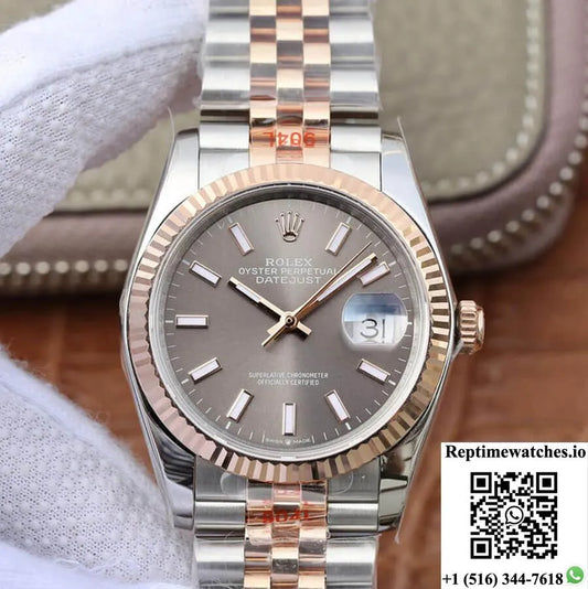 Rolex Datejust M126231-0013 36Mm Gm Factory Rose Gold-Rep Time Watches