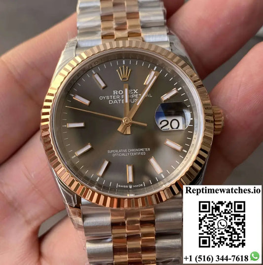 Rolex Datejust M126231-0013 36MM VS Factory Rose Gold - Watches