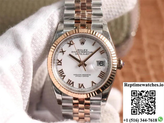 Rolex Datejust M126231-0015 Ew Factory Rose Gold-Rep Time Watches