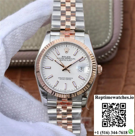 Rolex Datejust M126231-0017 36MM GM Factory Rose Gold - Watches