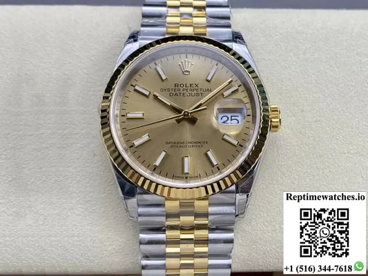 Rolex Datejust M126233-0015 VS Factory Yellow Gold - Watches