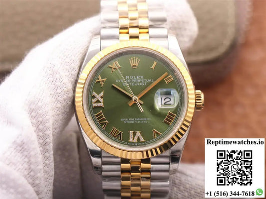 Rolex Datejust M126233-0025 EW Factory Olive Green Dial AF Factory