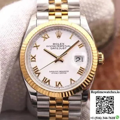 Rolex Datejust M126233-0029 Ew Factory White Dial-Rep Time Watches