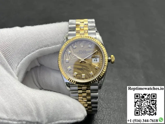 Rolex Datejust M126233-0043 VS Factory Date Display