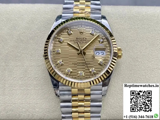 Rolex Datejust M126233-0045 36MM VS Factory Gold Dial - Watches