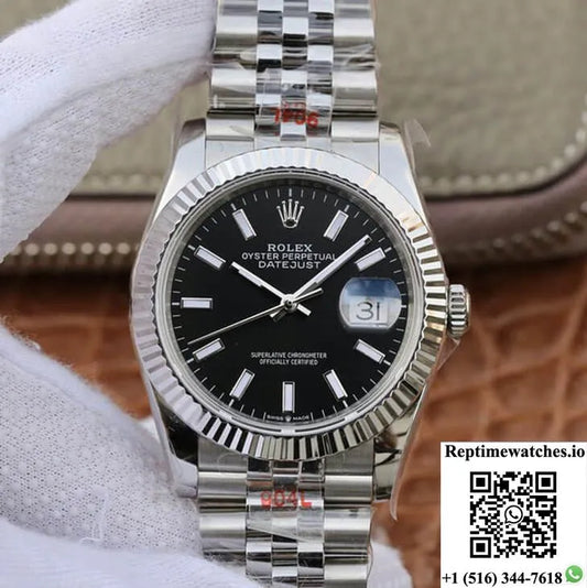 Rolex Datejust M126234-0015 Gm Factory Black Dial-Rep Time Watches