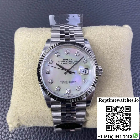 Rolex Datejust M126234-0019 36MM Clean Factory Mother-of-pearl Dial - Watches