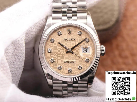 Rolex Datejust M126234-0023 36MM EW Factory Diamond-Studded Dial AF Factory