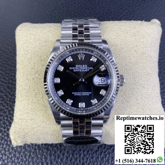 Rolex Datejust M126234-0027 36MM Clean Factory Diamond Dial - Watches