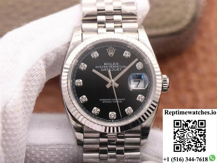 Rolex Datejust M126234-0027 Ew Factory Diamond-Set Dial-Rep Time Watches