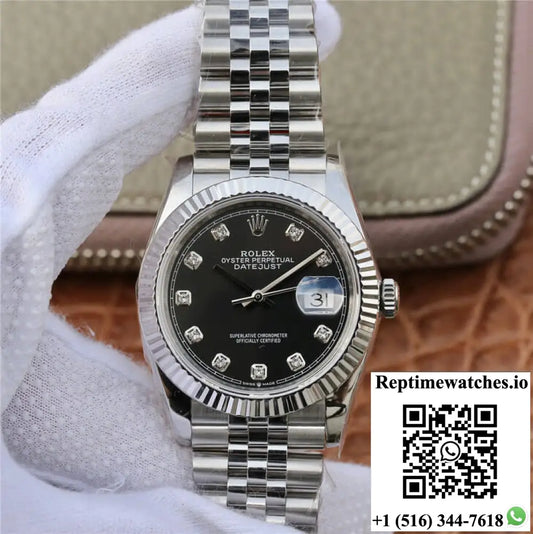 Rolex Datejust M126234-0027 GM Factory Black Diamond-se Dial - Watches