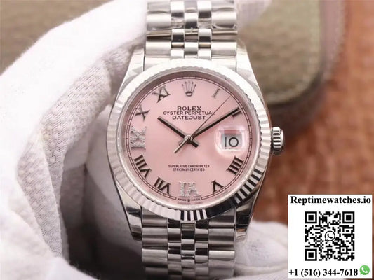 Rolex Datejust M126234-0031 EW Factory Pink Dial AI Factory