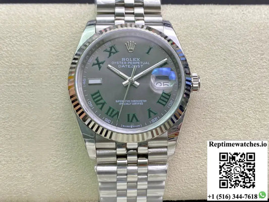 Rolex Datejust M126234-0045 36MM EW Factory Grey Dial - Watches