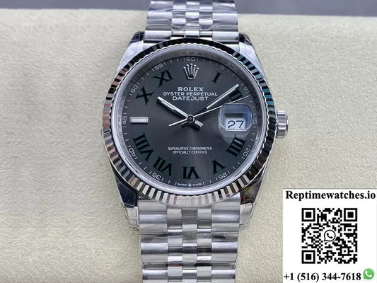 Rolex Datejust M126234-0045 36Mm Vs Factory Gray Dial-Rep Time Watches