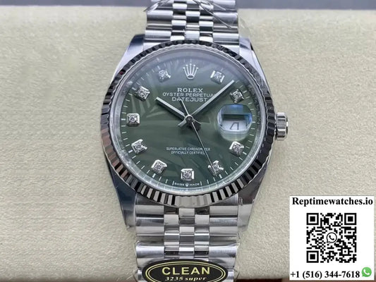 Rolex Datejust M126234-0055 36MM Clean Factory Diamond Dial - Watches