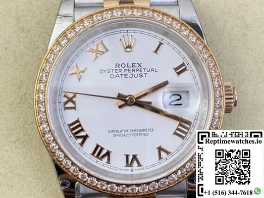 Rolex Datejust m126281rbr-0003 GM Factory Rose Gold Bezel