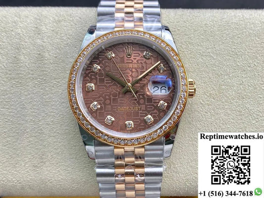 Rolex Datejust M126281Rbr-0013 Bp Factory Rose Gold-Rep Time Watches
