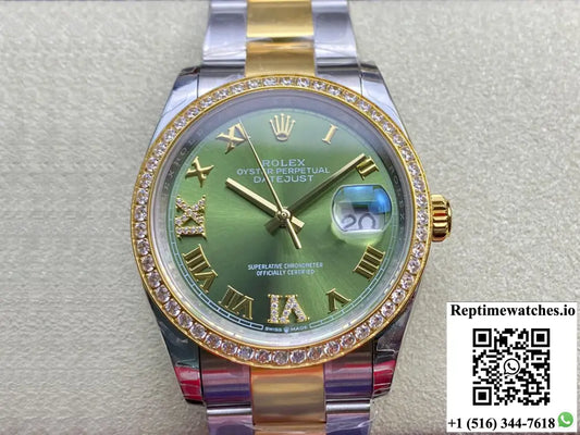 Rolex Datejust M126283RBR-0012 EW Factory Diamond-set Bezel - Watches