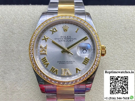 Rolex Datejust M126283RBR-0018 EW Factory Diamond-set Bezel - Watches