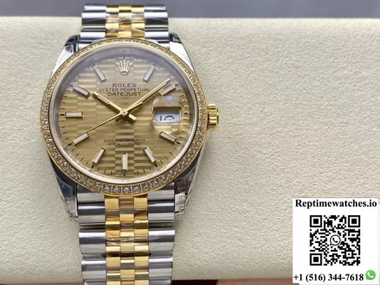 Rolex Datejust M126283rbr-0025 VS Factory Date Display