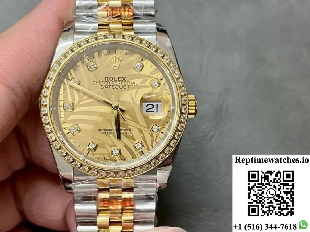 Rolex Datejust M126283Rbr-0029 Gm Factory Diamond Bezel-Rep Time Watches