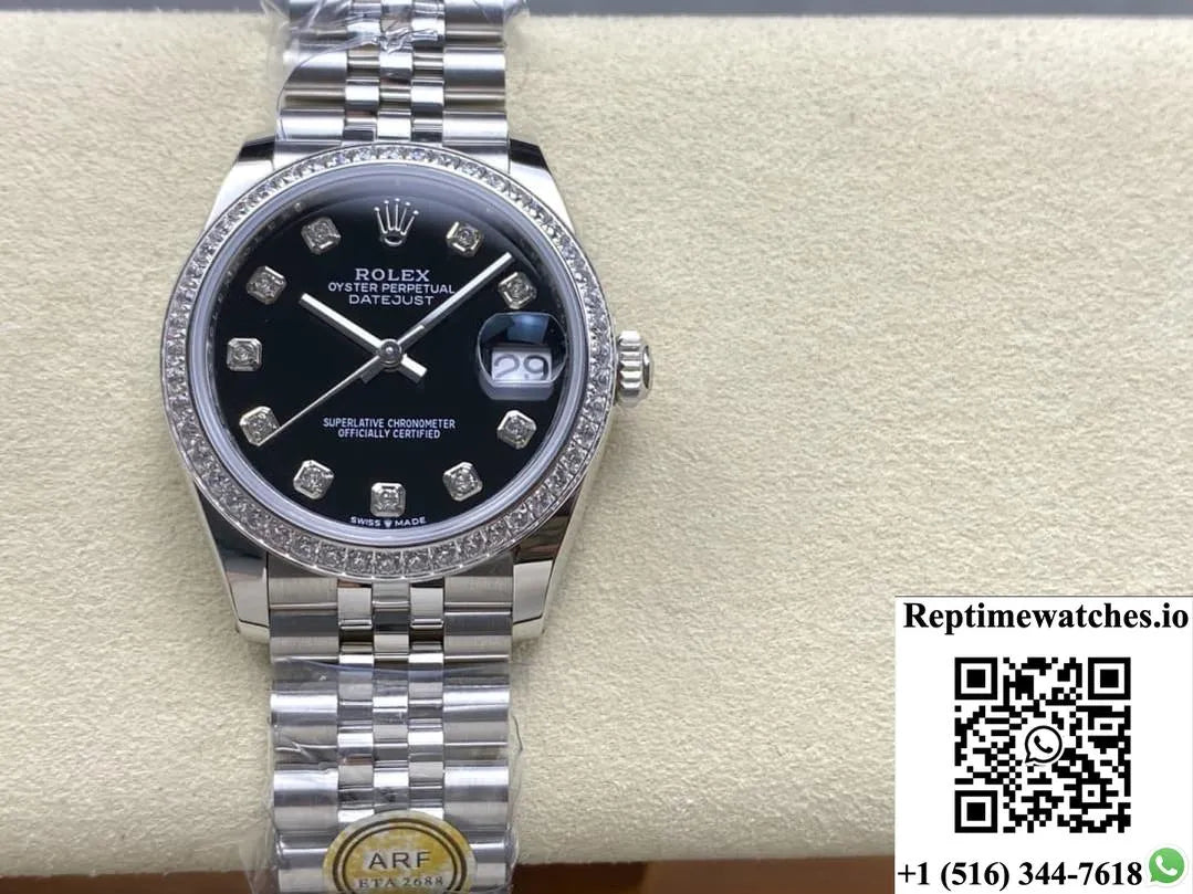 Rolex Datejust M126284Rbr-0019 Ar Factory Diamond Hour Markers-Rep Time Watches
