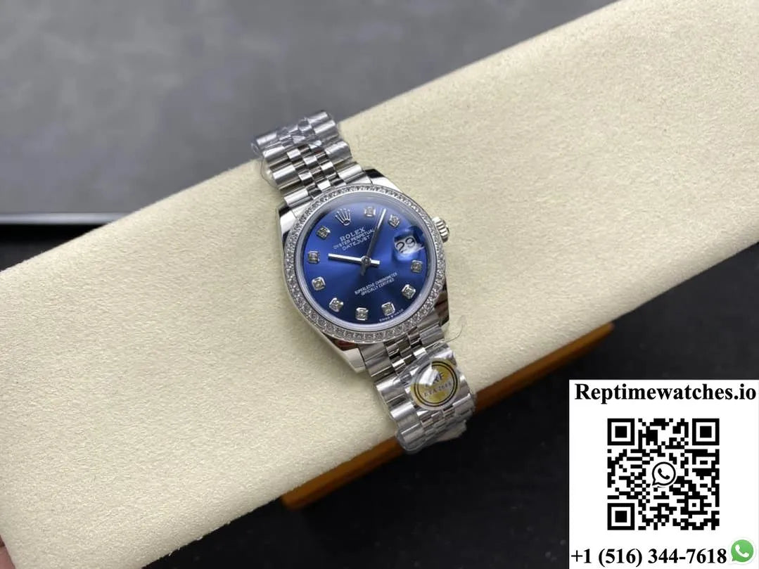 Rolex Datejust M126284Rbr-0029 Ar Factory Blue Dial-Rep Time Watches