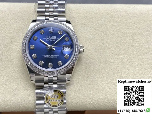 Rolex Datejust M126284RBR-0029 AR Factory Blue Dial
