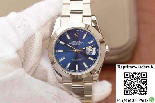 Rolex Datejust M126300-0001 Ew Factory Blue Dial-Rep Time Watches