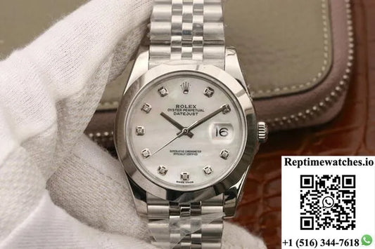 Rolex Datejust M126300 Ew Factory Diamond-Set Dial-Rep Time Watches